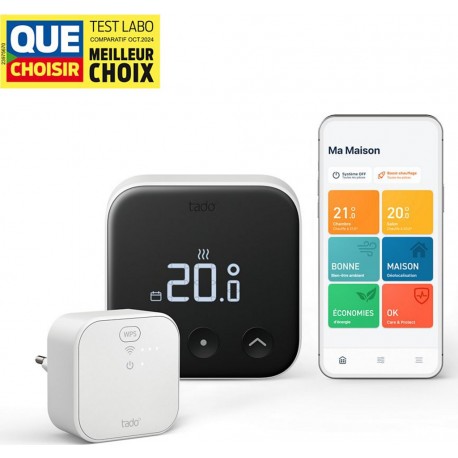 NC Thermostat connecté TADO Kit de démarrage X filaire