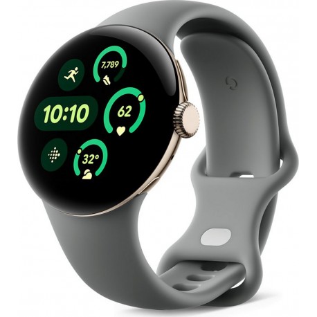 Google Montre connectée Pixel Watch 3 41 mm Champagne Doré Bth
