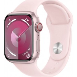 Apple Montre connectée WATCH Serie 9 Cellular 41mm Aluminium/Rose S/M