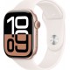 Apple Montre connectée WATCH Serie 10 46mm Alu/Or Rose M/L