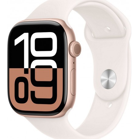 Apple Montre connectée WATCH Serie 10 46mm Alu/Or Rose S/M