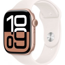 Apple Montre connectée WATCH Serie 10 42mm Alu/Or Rose S/M