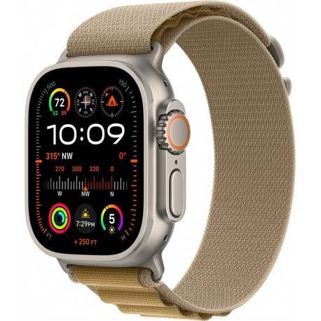 Apple Montre connectée WATCH Ultra 2 49mm Naturel / Sahara Loop M Cel