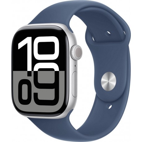 Apple Montre connectée WATCH Serie 10 42mm Alu/Argent M/L