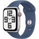 Apple Montre connectée WATCH SE 44mm Argent/Denim S/M Cellular