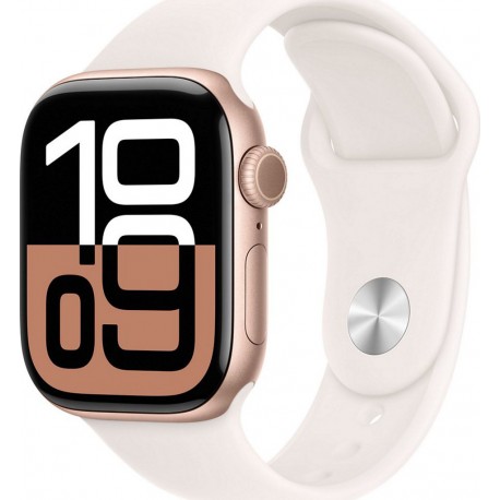 Apple Montre connectée WATCH Serie 10 46mm Alu/Or Rose M/L Cellular