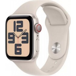 Apple Montre connectée WATCH SE 40mm Lumière Stellaire M/L Cellular