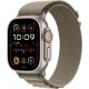 Apple Montre connectée WATCH Ultra 2 Cellular 49MM Titane/Boucle Alpine Vert S