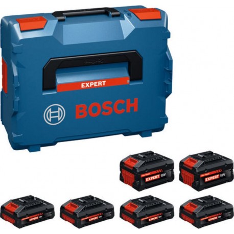 Bosch Pack batterie 4x EXBA18V-40 + 2x EXBA18V-80