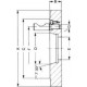 RÖHM Bride papillon KKC4 KP AD200 ACIER