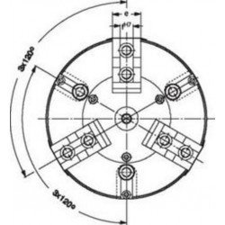 RÖHM Mandrin de serrage KFD-315/3 KV ZA220
