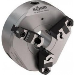 Röhm mandrin de tournage à trois mors acier logement de centrage cylindrique, DIN 702-4, extérieur-⌀ A : 125mm