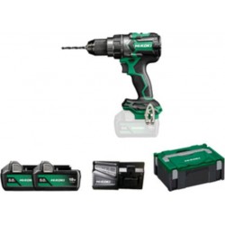 Hikoki Perceuse-visseuse sans fil HiKOKI DS18DC (5,0 Ah) (HSC II) + 2x batteries BSL1850MA
