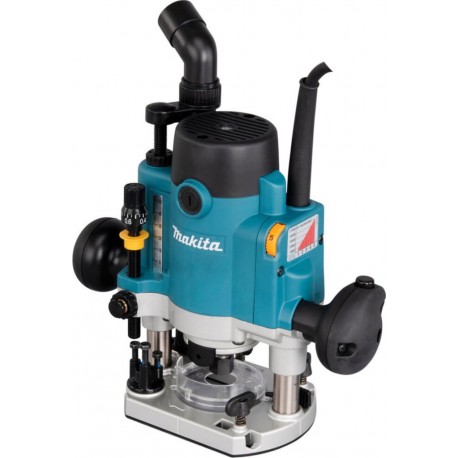 Makita Défonceuse 1 100 W avec coffret MAKPAC et set de 12 fraises D-53556