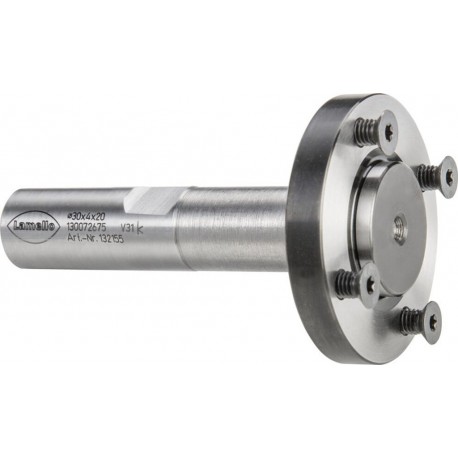 Lamello Fraise de centrage pour fraise à rainurer P-System, CNC, surface de serrage 2°, Ø30 mm, tige Ø20x50 mm, L 85 mm, NL 4xM4