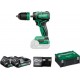 HiKOKI Perceuse-visseuse sans fil Quick DS18DDQ (2,0 Ah) (HSC II)