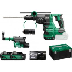 HiKOKI Perceuse-visseuse et marteau burineur sans fil (SDS-plus) DH1826DC (5,0 Ah) (HSC II)