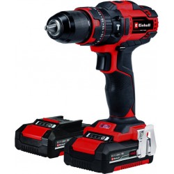 Einhell Perceuse-visseuse à percussion sans fil TE-CD 18/40 Li-i +64 (2x2,0Ah)