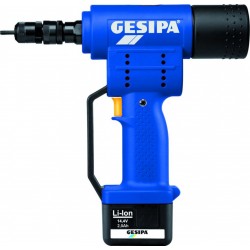 Gesipa Outil de pose d'écrous aveugles FireBird (2 batteries Li-Ion 1,3 Ah / chargeur)