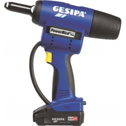 Gesipa Riveteuse sans fil PowerBird Pro Gold Edition, Type : CAS