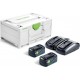 Festool Kit d'énergie SYS 18V 2x5,0/TCL 6 DUO