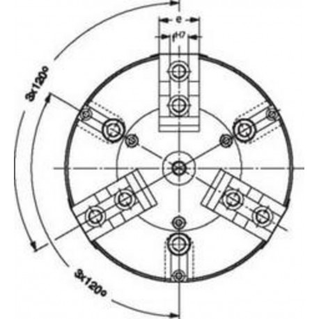 RÖHM Mandrin de serrage KFD-110/3 KV ZA92