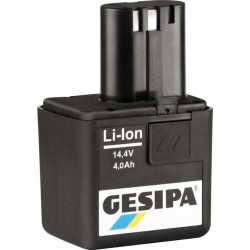 Gesipa Batterie Li-ion à échange rapide, capacité : 4,0 Ah