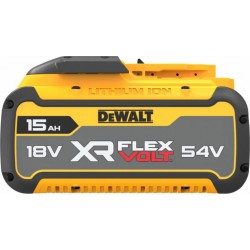 Dewalt Batterie 54 / 18 volts Li-Ion avec 270 Wh ou avec jusqu'à 15 Ah DCB549-XJ