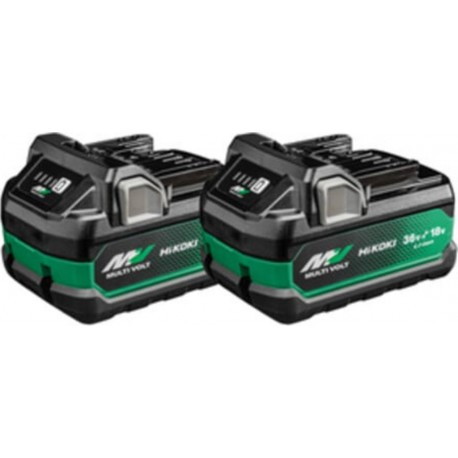 HiKOKI 2 Batteries 36V 2,5 Ah / 18V 5,0 Ah MULTI VOLT BSL36A18X