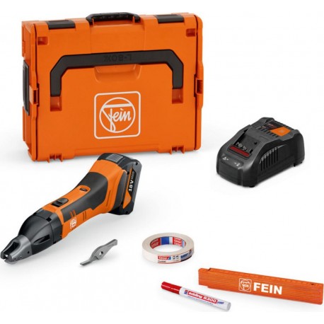 FEIN Cisaille sans fil jusqu’à 1,6 mm ABSS 18 1.6 E AS Set 1x 5 Ah