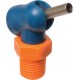 Loc-Line Buse haute pression XW pour tuyau de liquide de refroidissement 1/4 70bar, diamètre 4,1x6,4mm bleu-orange