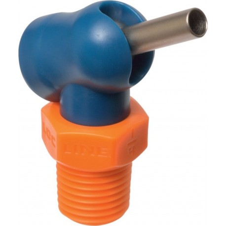 Loc-Line Buse haute pression XW pour tuyau de liquide de refroidissement 1/4 70bar, diamètre 4,1x6,4mm bleu-orange