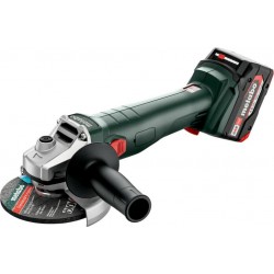 Metabo Meuleuse d'angle sans fil W 18 7-125 (602371510)X 165 L 18V 2x4Ah Li-Power + ASC 55