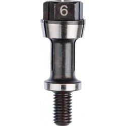 Bosch Mandrin à pince de serrage avec écrou de serrage 6 mm pour meuleuse droite pour GGS 16