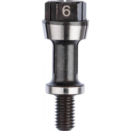 Bosch Mandrin à pince de serrage avec écrou de serrage 6 mm pour meuleuse droite pour GGS 16