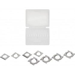 Lamello Jeu de plaquettes réversibles pour fraise à rainurer 4 mm, pour art. n° 132130