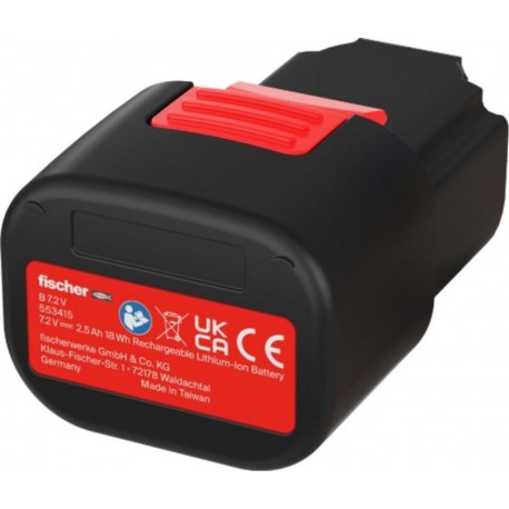 fischer Batterie FGC 100-B 7,2V 2,5Ah