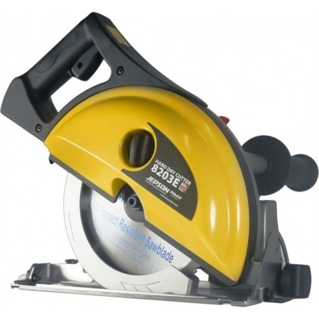 Jepson Power Scie circulaire manuelle sans fil métal 8203E avec lame et accessoires D-203mm