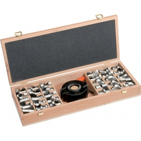 Guhdo Ensemble d'outils universels Profil 1-10 en coffret bois