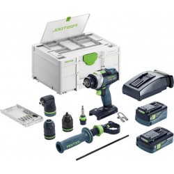 Festool 577622 TPC 18/4 5.0/4.0 I-Set/XL QUADRIVE marteau perforateur sans fil