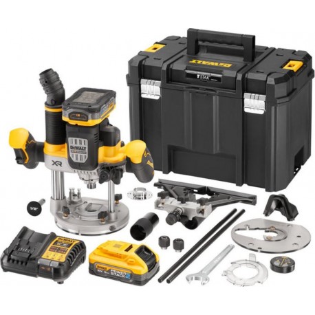 DeWalt DCW620H2-QW Défonceuse 18V XR 12mm - 2x5.0Ah Powerstack en TSTACK