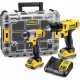 DeWalt DCK211D2T ensemble DCD710 perceuse-visseuse + DCF815 visseuse à chocs 10,8 V 2,0 Ah XR