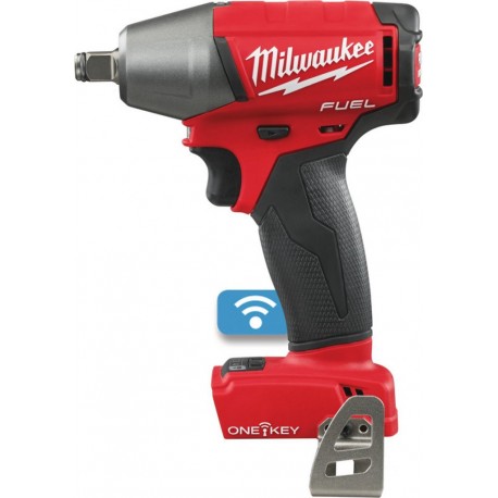 Milwaukee 4933451153 M18 ONEIWF12-0 One-Key 1/2 Fuel Accu Impact Wrench 18V excl. batteries et chargeur