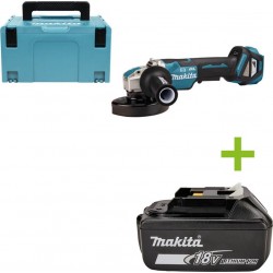 Makita DGA519ZJ Meuleuse d”angle X-Lock 18V sans piles ni chargeur 125mm