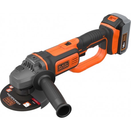 Black & Decker BCG720M1-QW Meuleuse d'angle sans fil 18 volts 4.0 Ah Li-ion