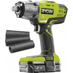 Ryobi 5133003574 Clé à chocs sans fil R18iW3-120S 18 volts 2.0 Ah Li-ion