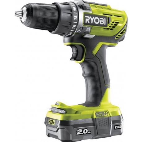 Ryobi 5133003347 R18DD3-120S Perceuse Accu 18 volts 2.0 Ah Li-ion