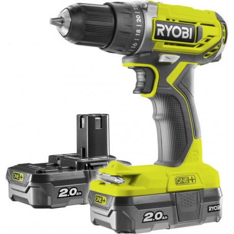 Ryobi 5133003821 R18DD2-220S Perceuse Accu 18 volts 2.0 Ah Li-ion