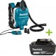 Makita DVC265ZXU Aspirateur à dos AWS 2x18V sans batteries ni chargeur
