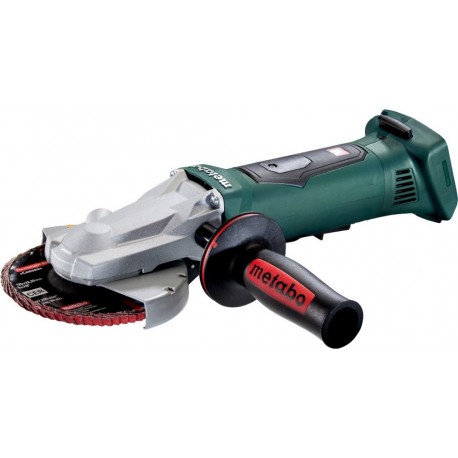 Metabo 613070860 Meuleuse à tête plate sans fil WPF 18 LTX 125 avec interrupteur d'homme mort